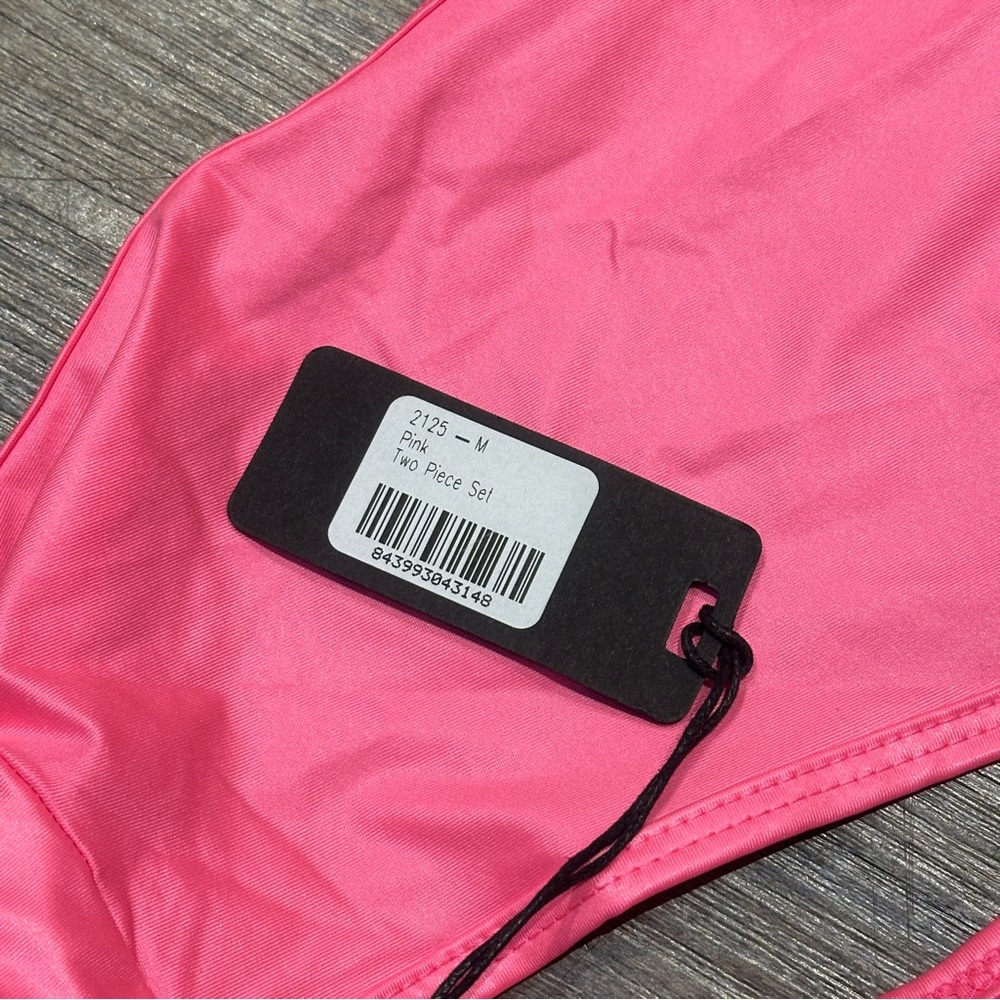 Mapale 2 Piece Neon Pink Set Medium New with Tags - Picture 12 of 12